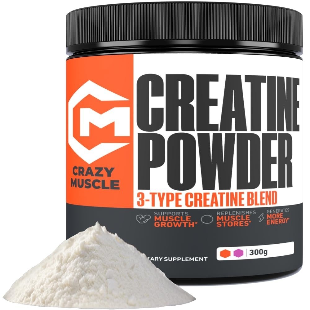 Crazy Muscle Creatine Pills 5g Monohydrate Pre Workout Muscle Gainer