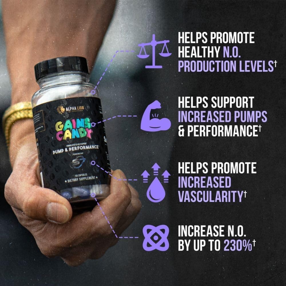 Alpha Lion – Gains Candy – Nitrosamine Pump Vascularity New