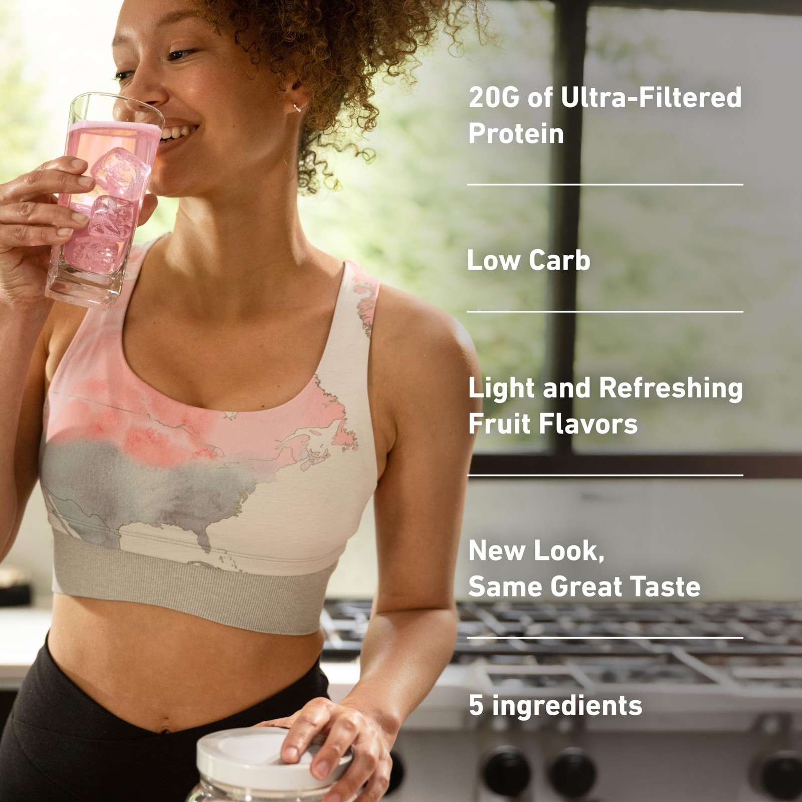 Isopure Clear Whey Isolate Protein Powder Lactose Gluten Naturally Flavored