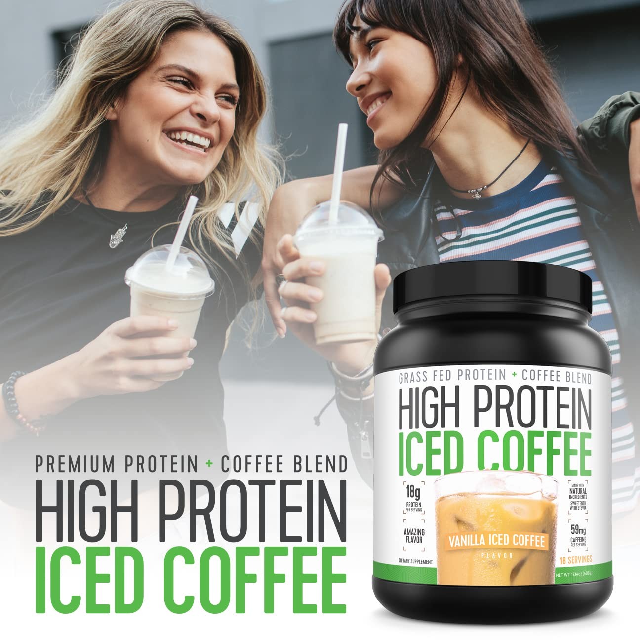 Coffee High Protein Coffee Keto Friendly 18g of Protein 2g Carbs Natural Ingredi