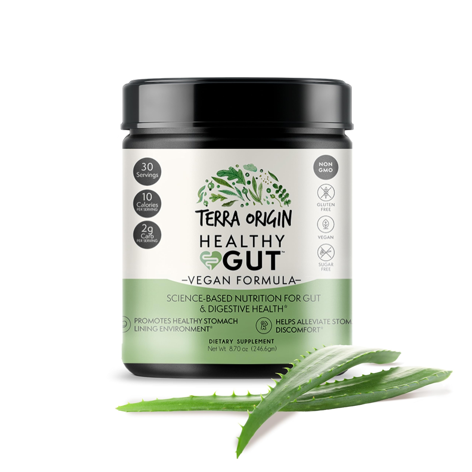 Healthy Gut Vegan Formula | with L-Glutamine and Clinically proven ingrediens…