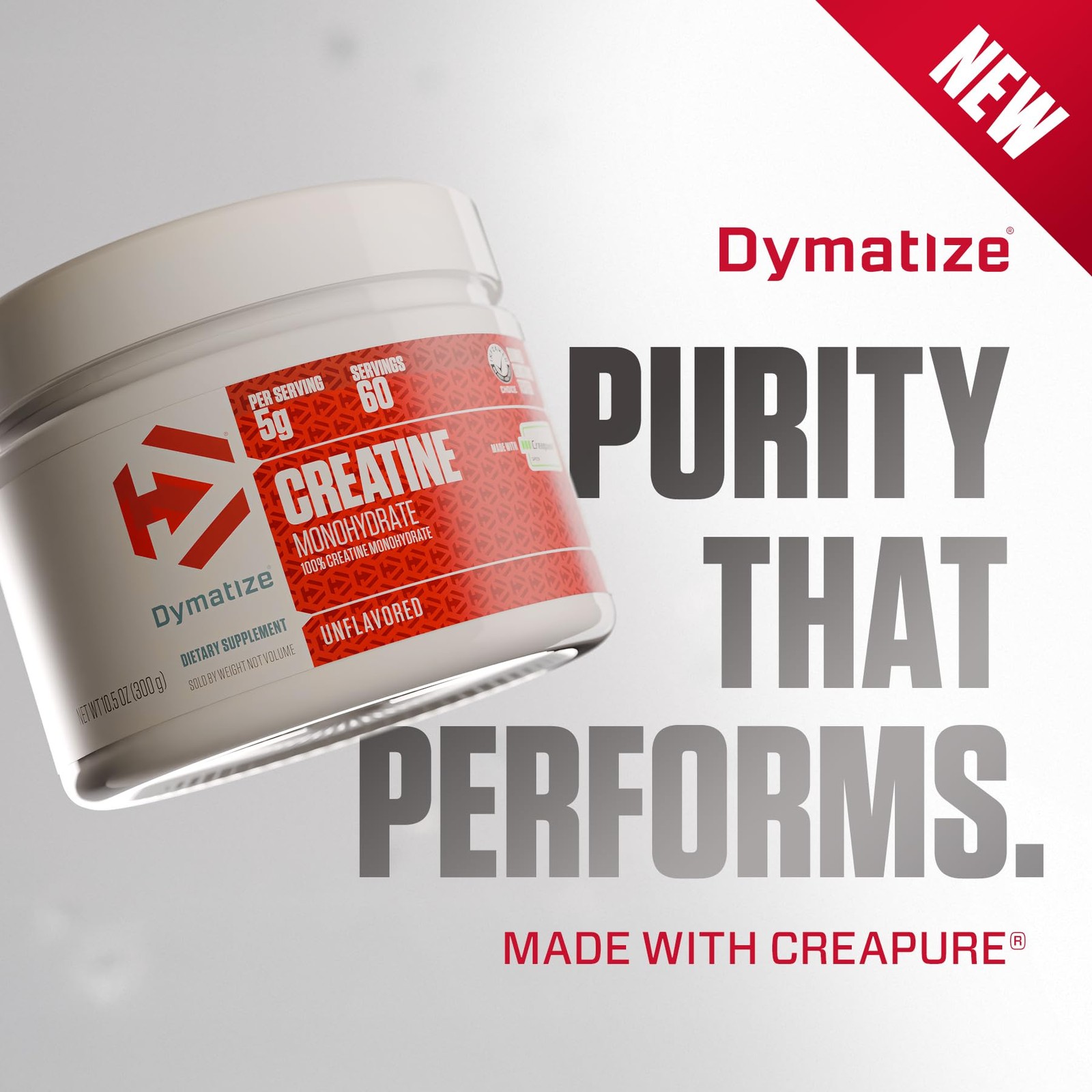 Dymatize Creatine Monohydrate Powder with CREAPURE 10.5 Ounce (Pack of 1)