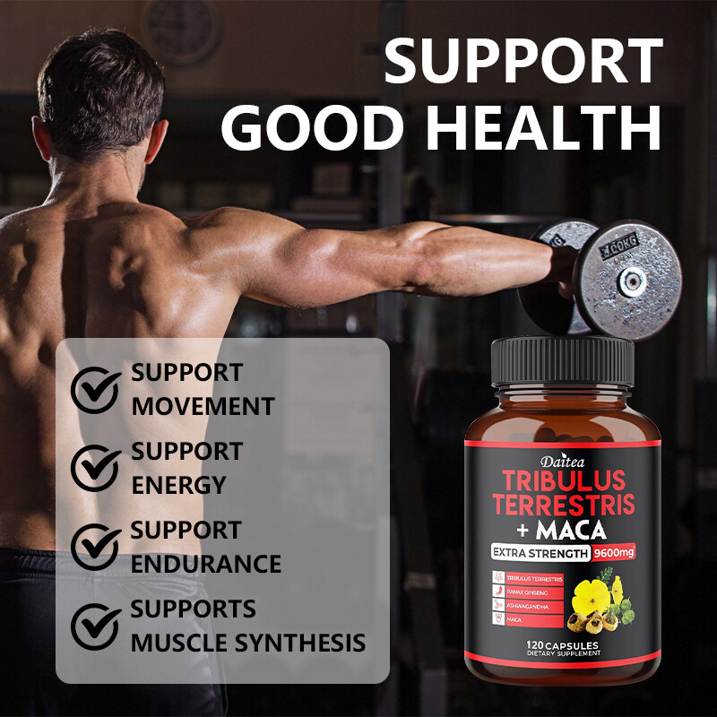 Testosterone Booster Low Test Boost Natural Tribulus Terrestris With Maca
