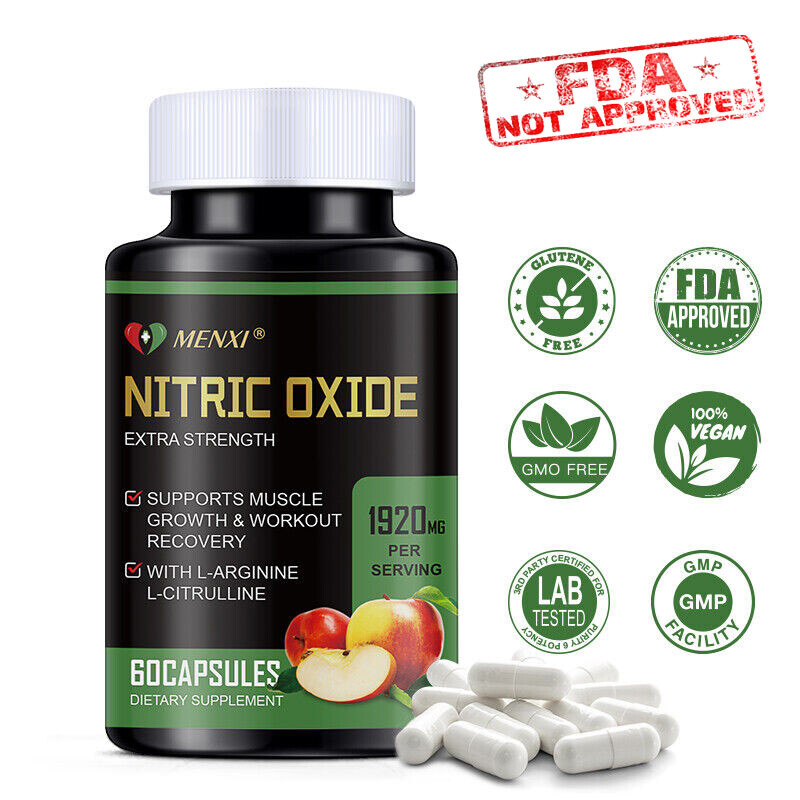 Nitric Oxide L-Arginine Pre Workout+Testosterone Booster,Multivitamin Men,Test