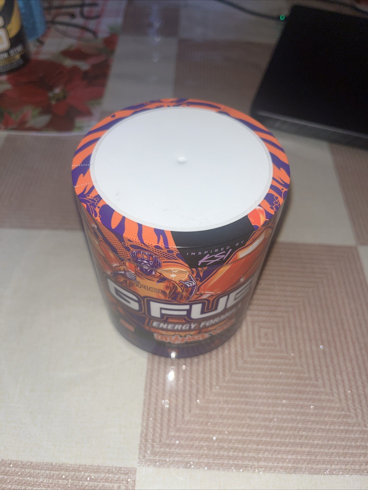 KSI Gfuel Limited Edition Tub Orange Vibe Brand New Sealed