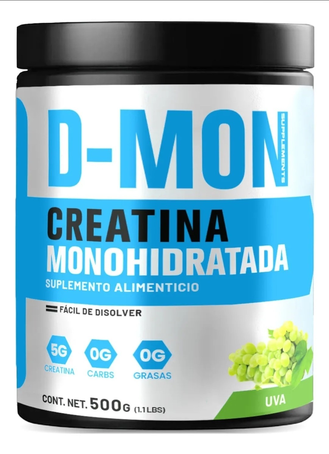 PROTEÍNA D-MON 500 g + CREATINA MONOHIDRATADA D-MON-500G