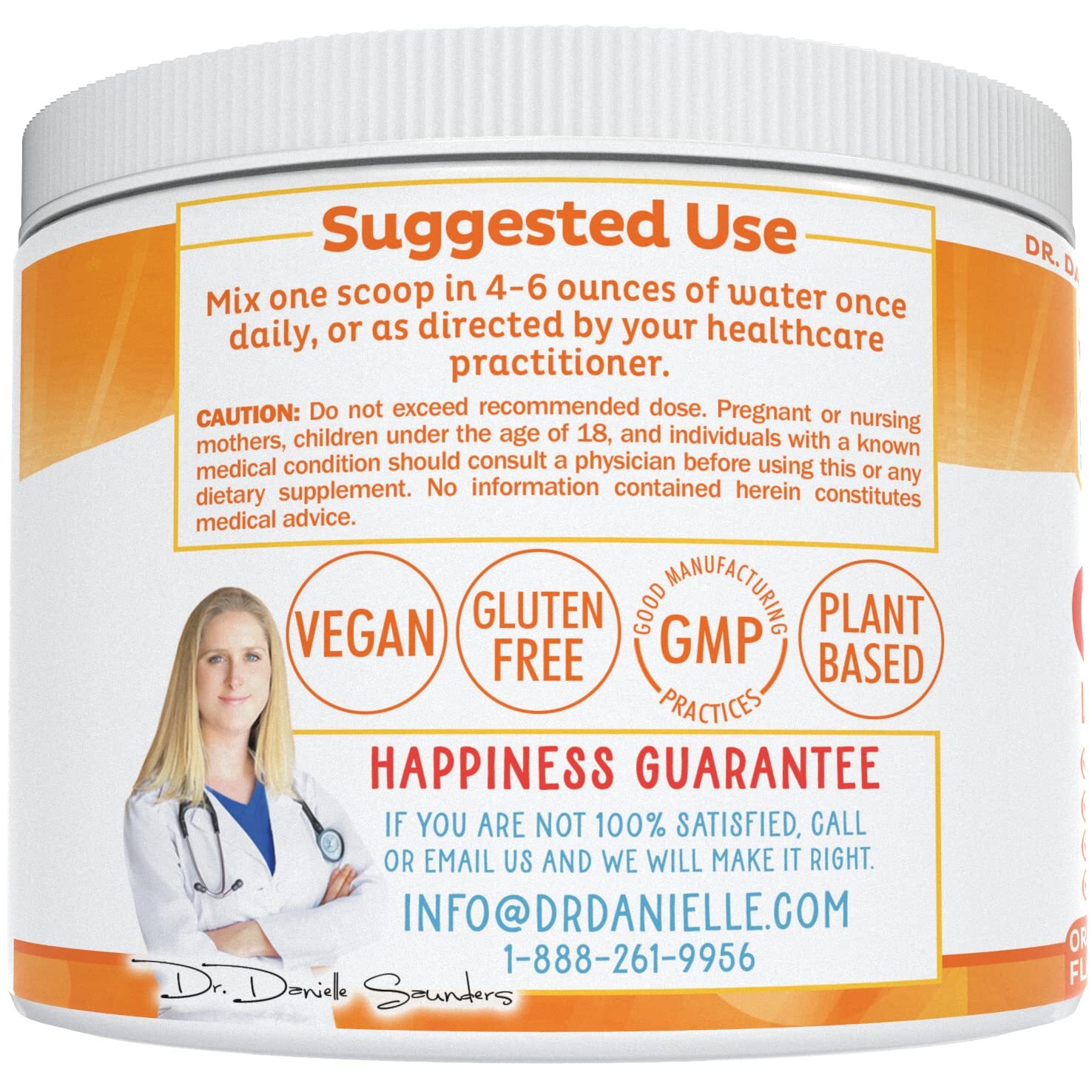 Doctor Danielle Gut Assist – Leaky Gut Repair Supplement Powder – Glutamine A…