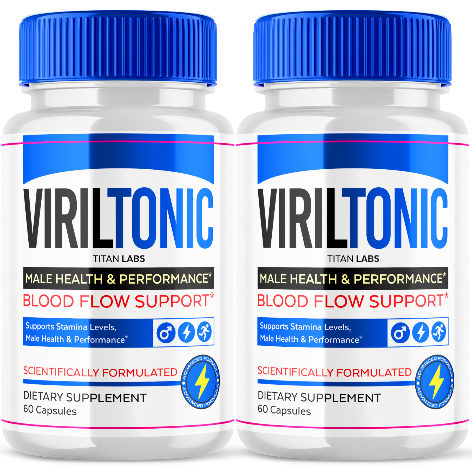 Viriltonic for Male, Viril Tonic Advanced Formula Men Support (120 Capsules)