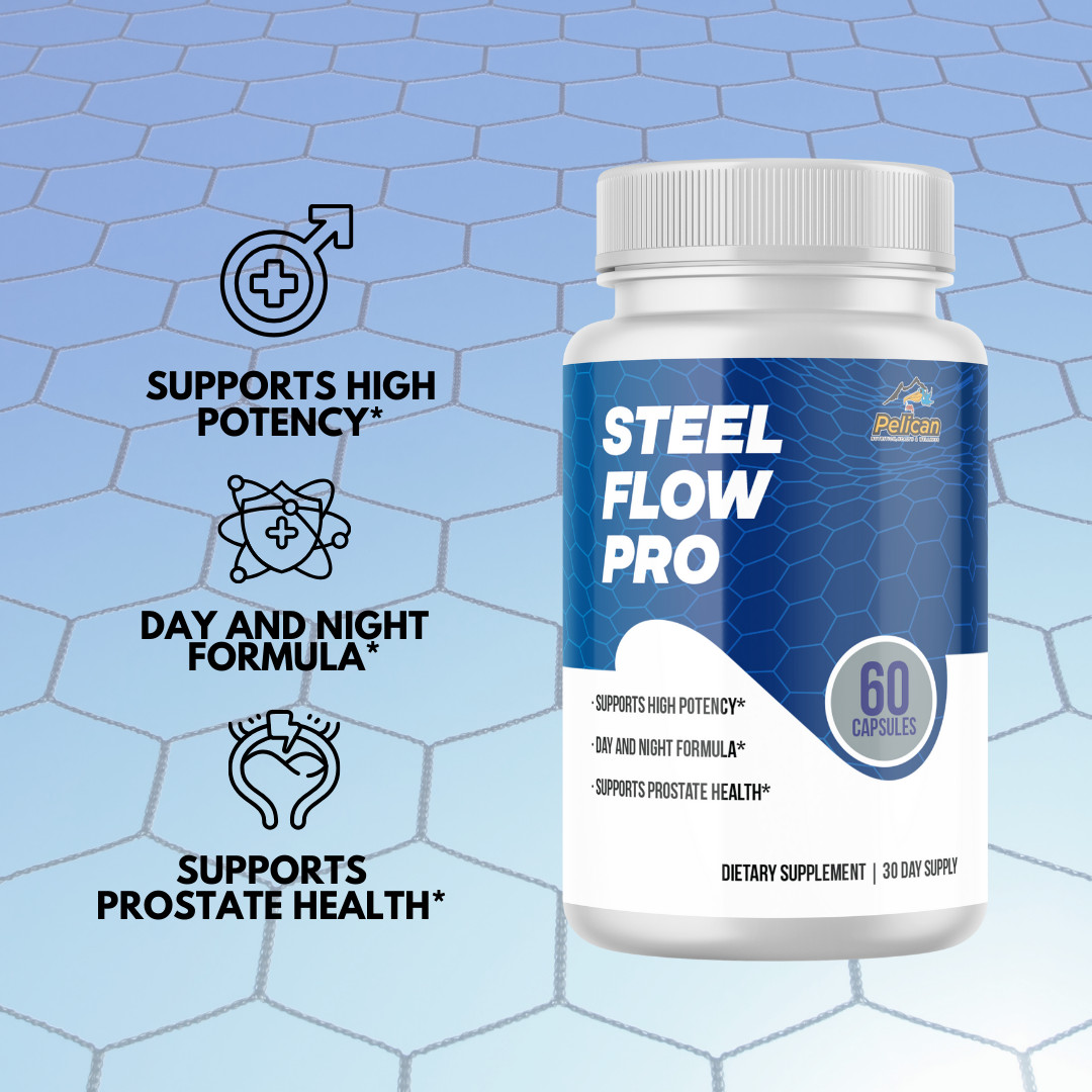 Steel Flow Pro- Prostate Support- 5 Bottles- 300 Capsules