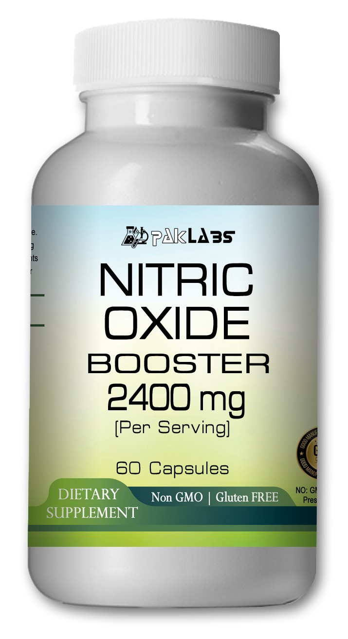 Nitric Oxide Booster 2400mg capsules serving – USA Deal.
