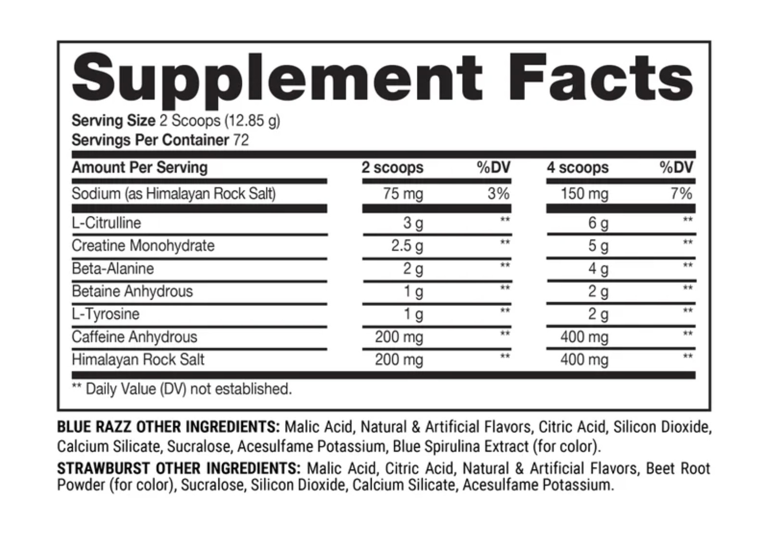 Pro Supps Mr Hyde Signature Pre Workout 36 Servings Energy Focus Berry