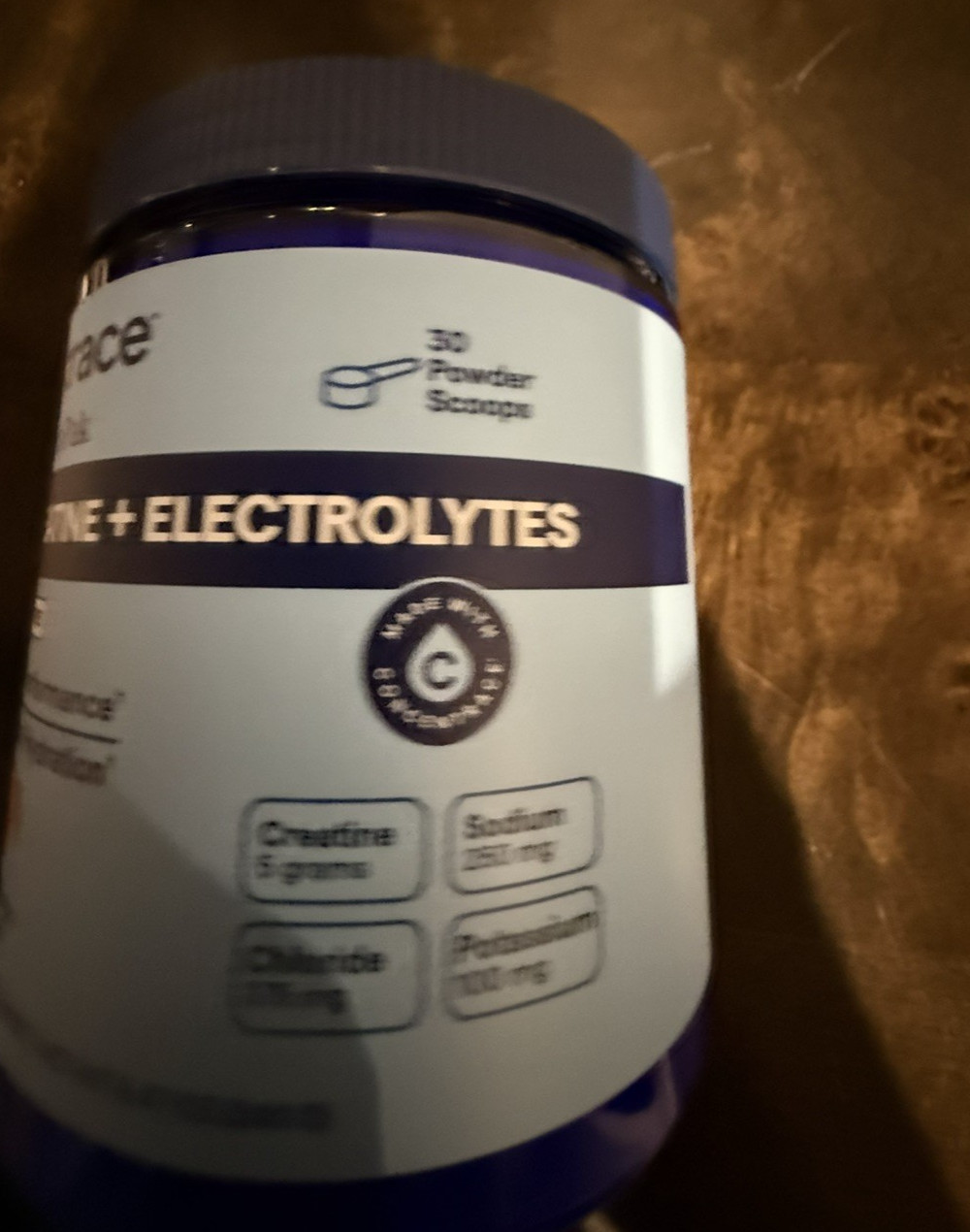 Trace Creatine + Electrolytes Powder Orange Mango Flavor 30 Servs EXP 12/28 NEW