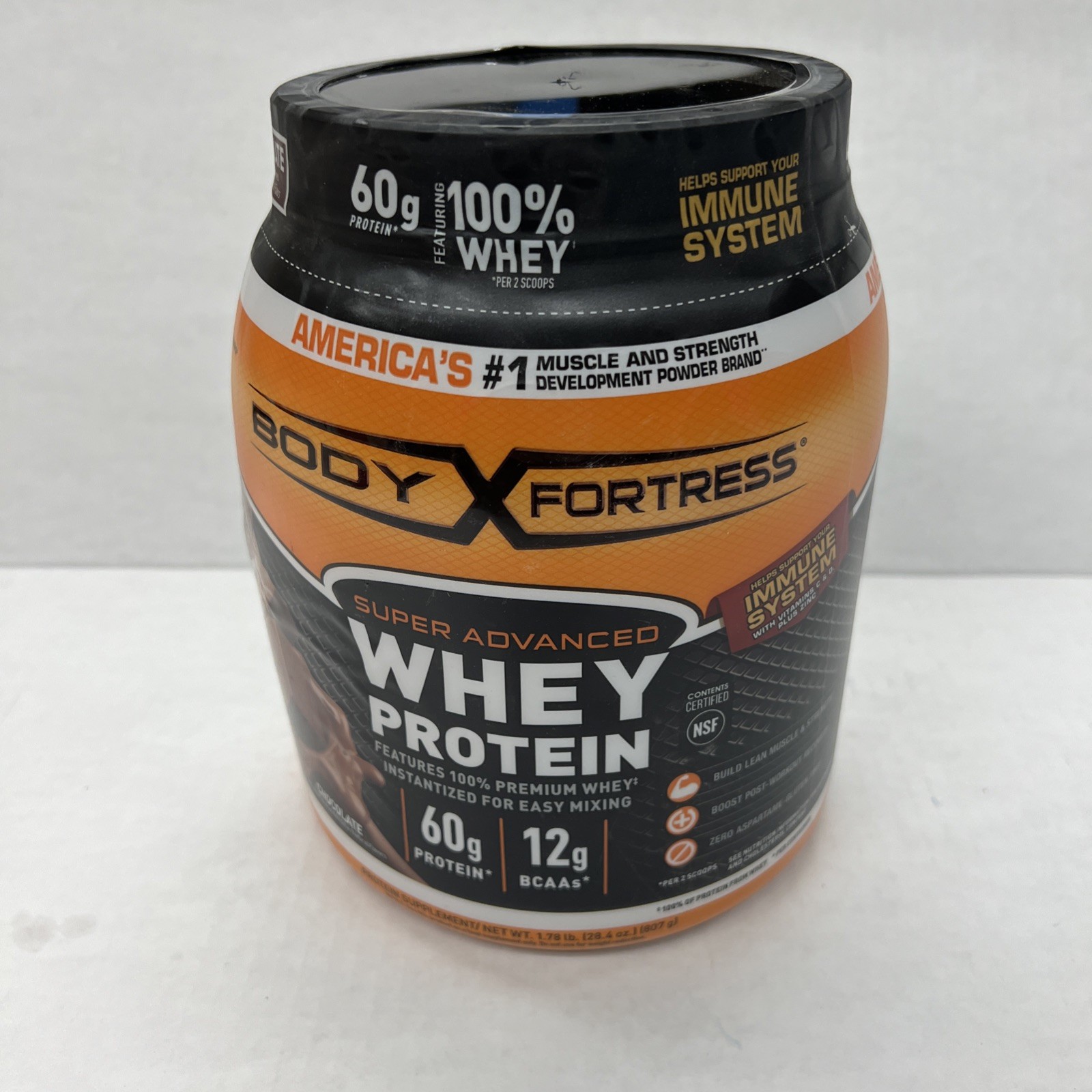 100% Whey, Premium Protein Powder, Chocolate, 1.78lbs Exp 7/27