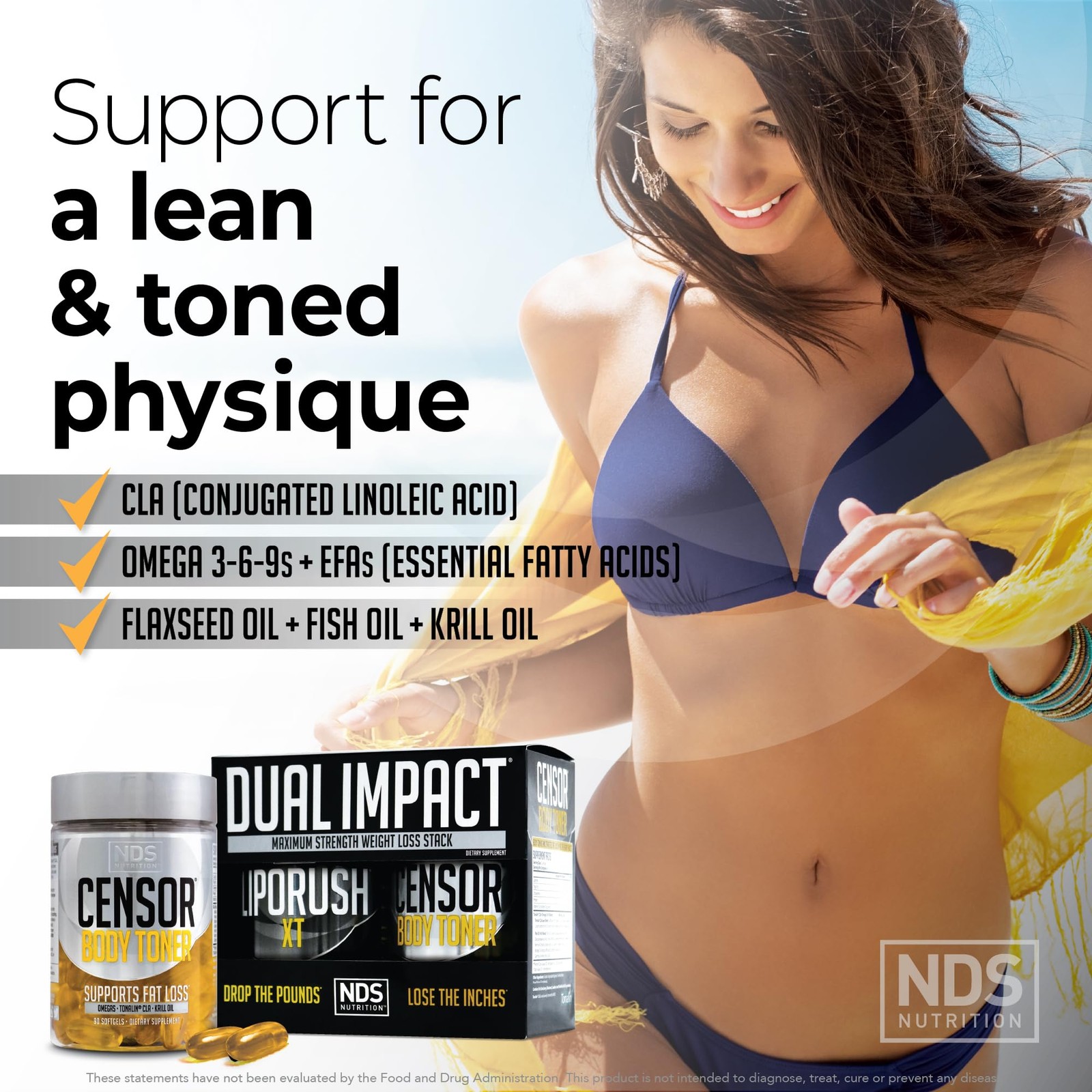 LIPORUSH NDS Nutrition Maximum Strength Dual Impact Stack – Powerful 2-in-1 W…