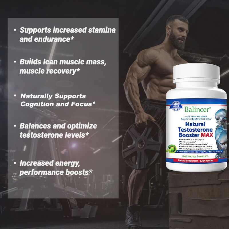 Testosteron Booster Monster Test for Men Testosterona Capsules Muscle Gain – US