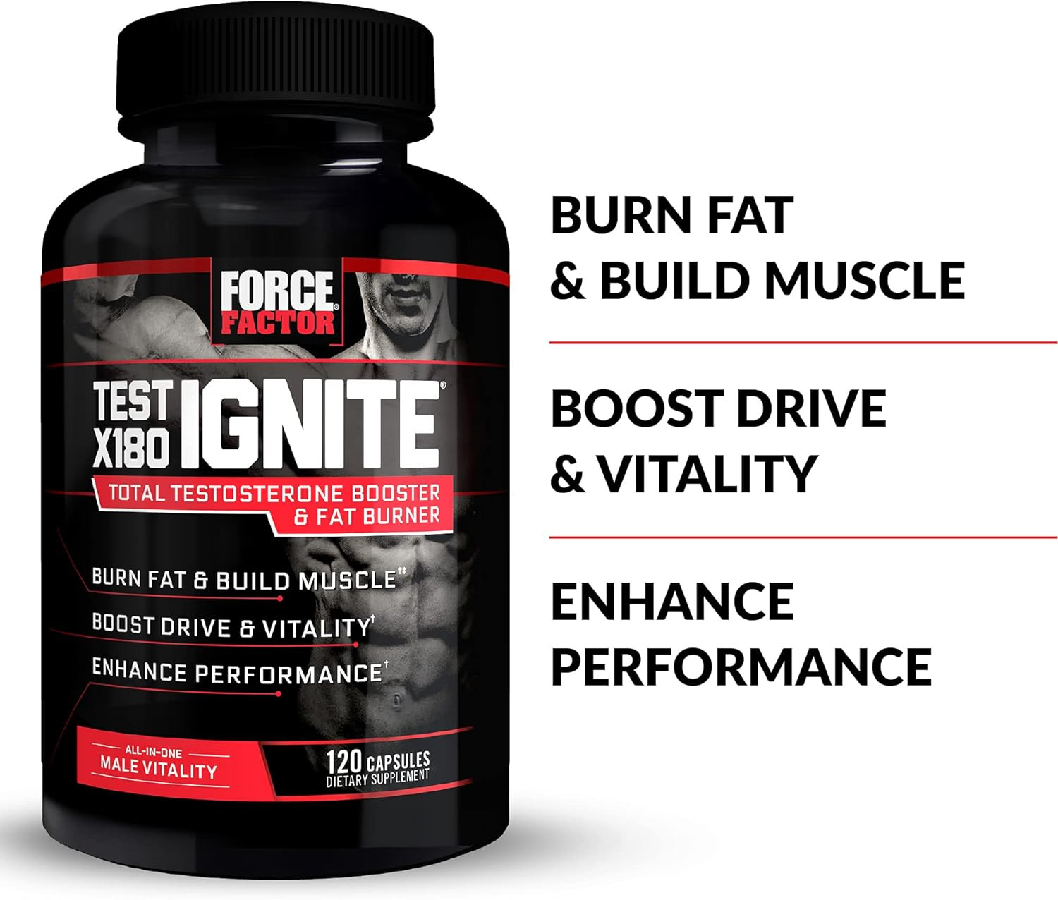 Test X180 Ignite 120Ct 2-Pack, 240 Count