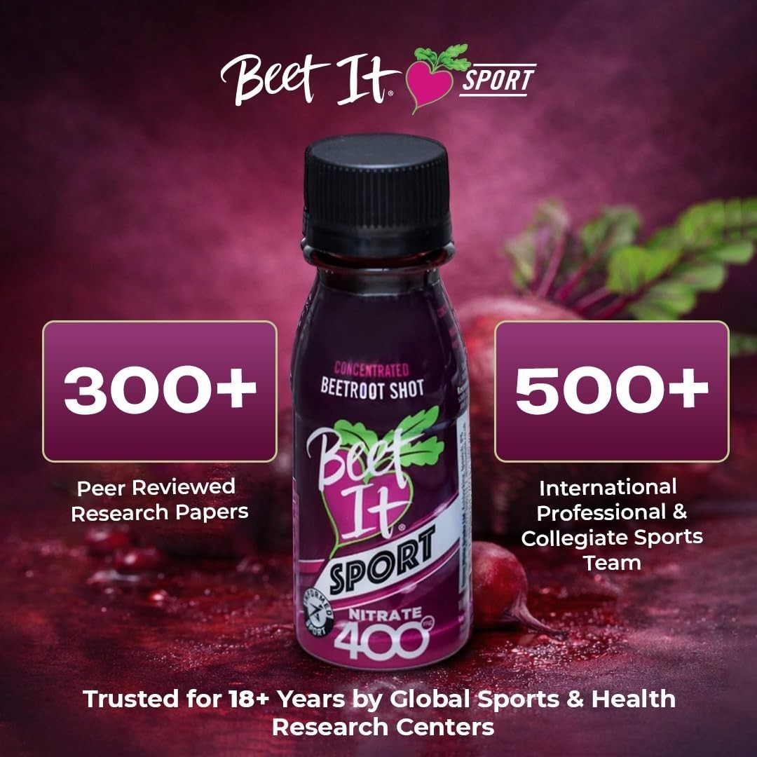 Sport Pro-Elite Shot, 15 Shots, 400mg Dietary Beet Nitrates, Non-GMO Certifie…