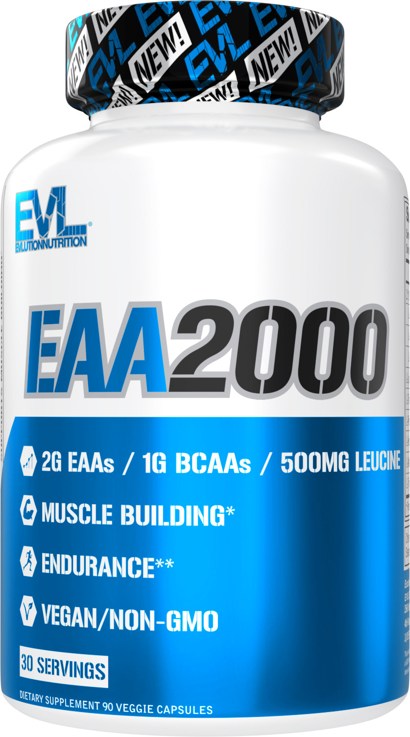 Evlution Nutrition EAA2000 – 2g Essential Amino Acids – 30 Servings