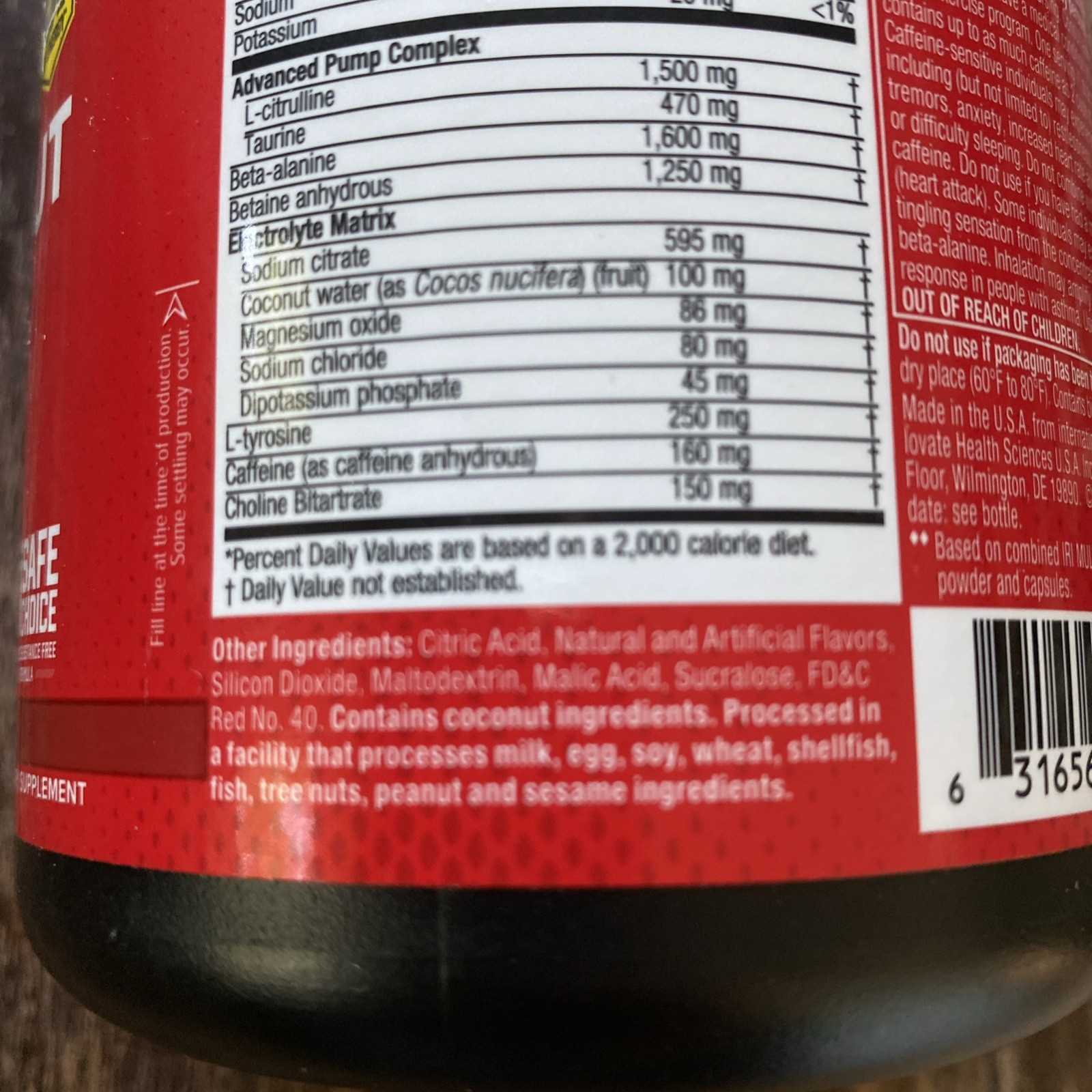 Pre-Workout Explosion 2.0 Fruit Punch 9.52 oz EXP 06/2027 Extreme Energy