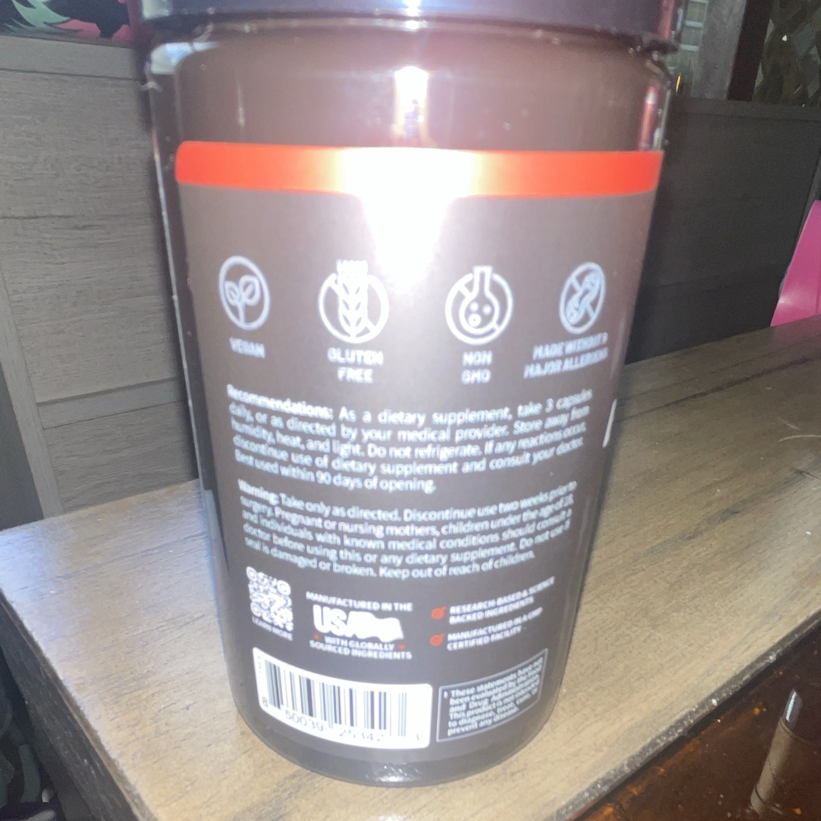 SNAP Supplements Testo Booster D-Aspartic Acid 90 Capsules Vegan Non-GMO