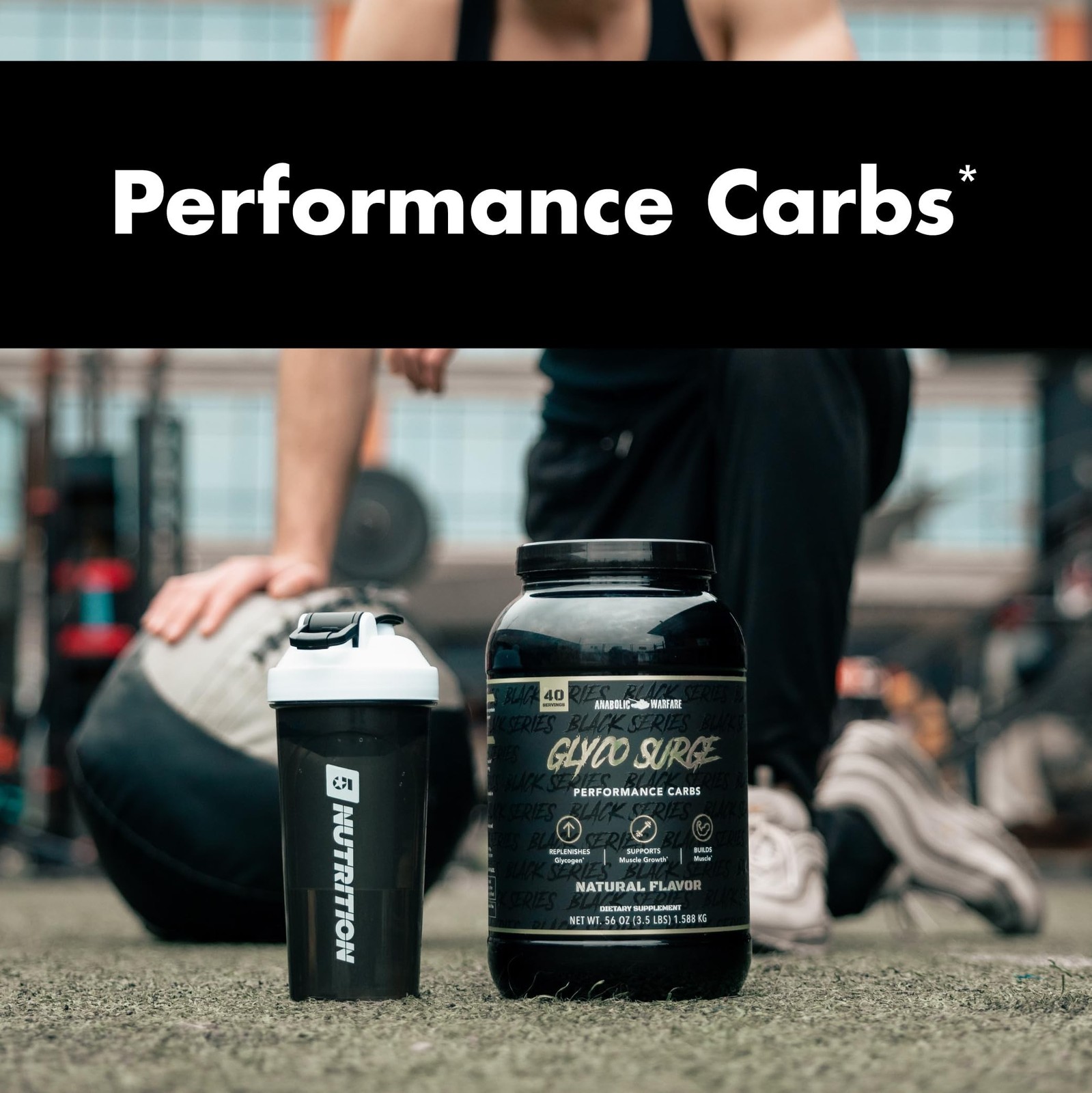 Anabolic Warfare Glyco Surge Glycogen Supplement Performance Carbs to Help Le…