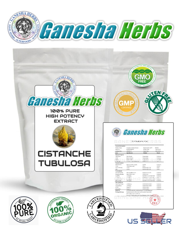CISTANCHE TUBULOSA 10:1 EXTRACT POWDER 100 grams 100% pure & organic