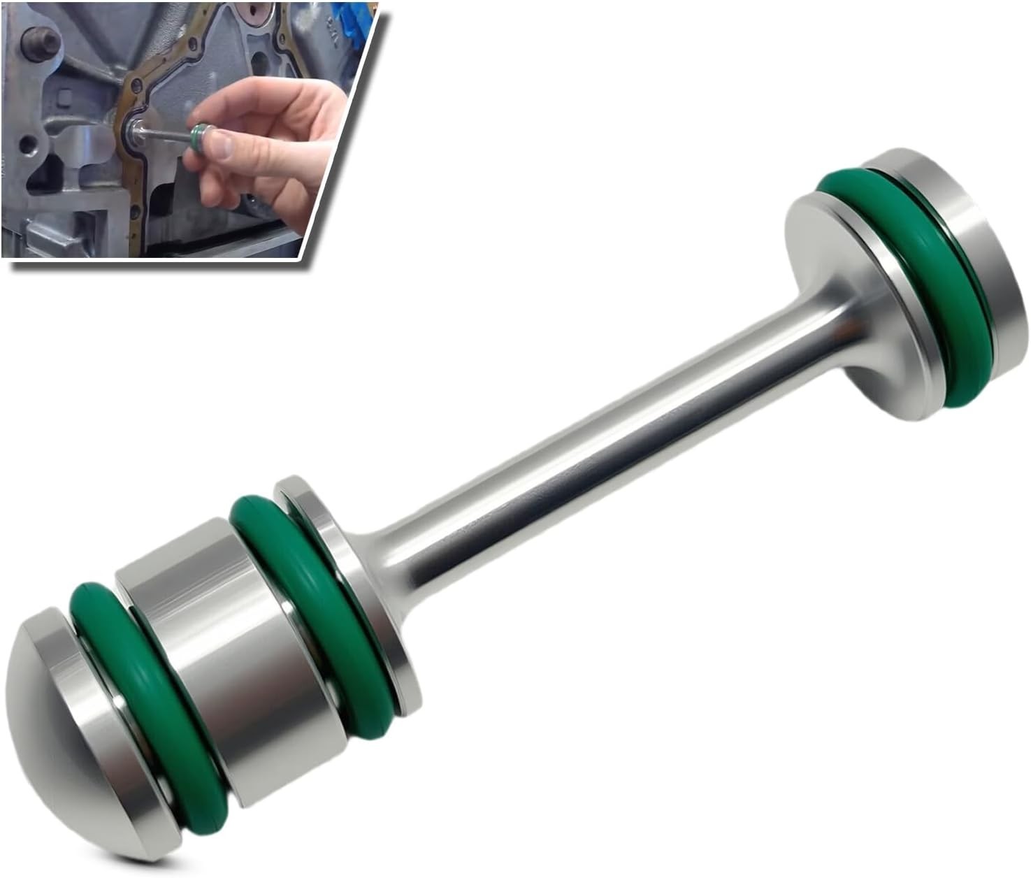 Durable 6061-T6 Aluminum Oil Diverter for GM Gen III & IV Engines – Compact Size