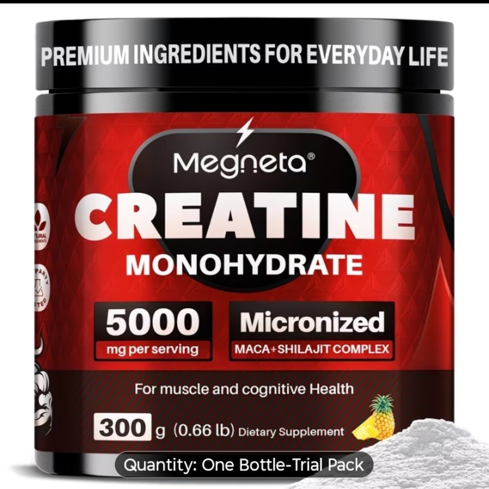 Creatine Monohydrate Powder 1.323 Lbs 🍍 2 Pack 4 Month Supply Sugar Free