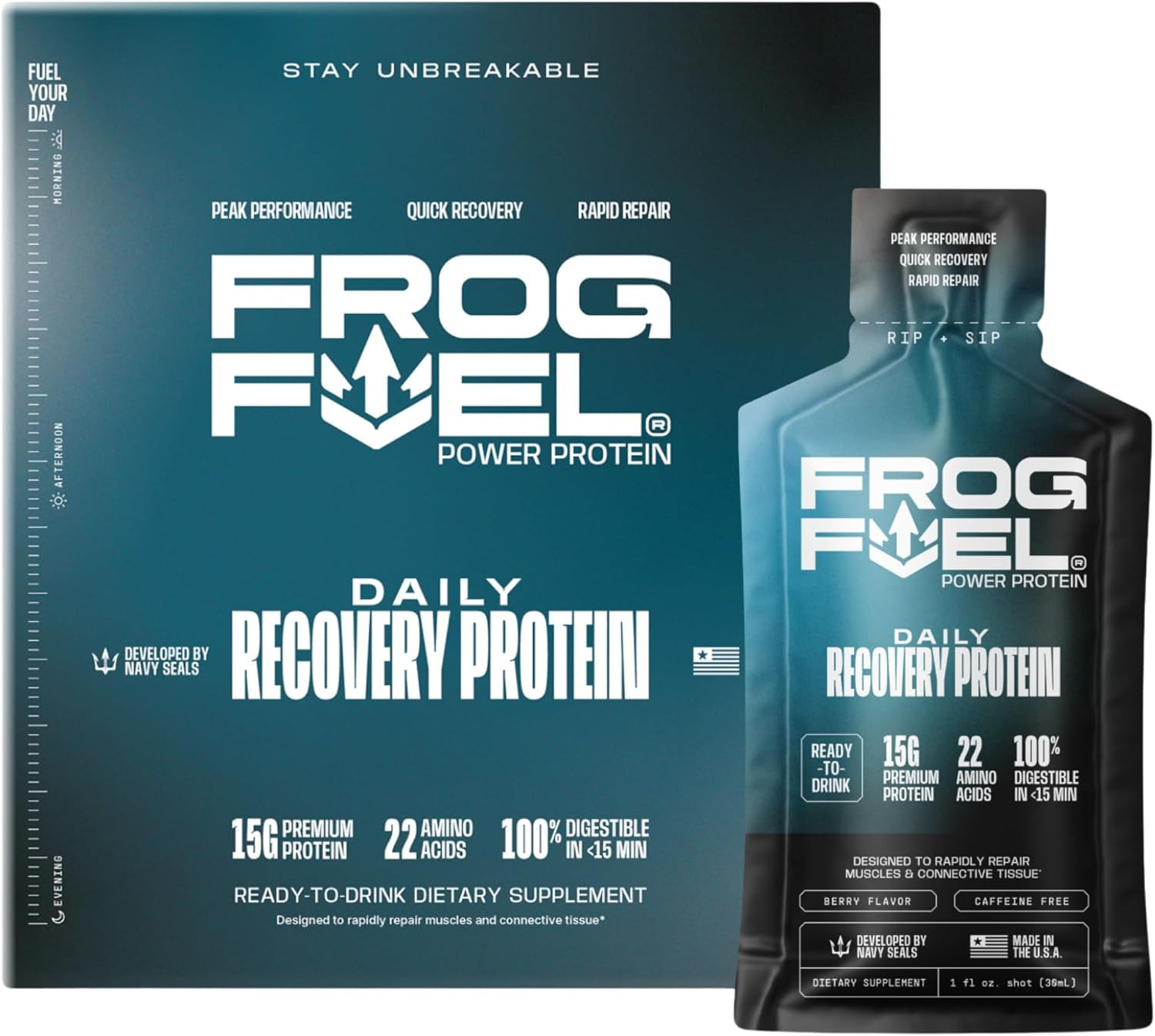 Power Regular Protein Shot, 15G Protein Nano-Hydrolyzed Grass Fed Collagen, Post