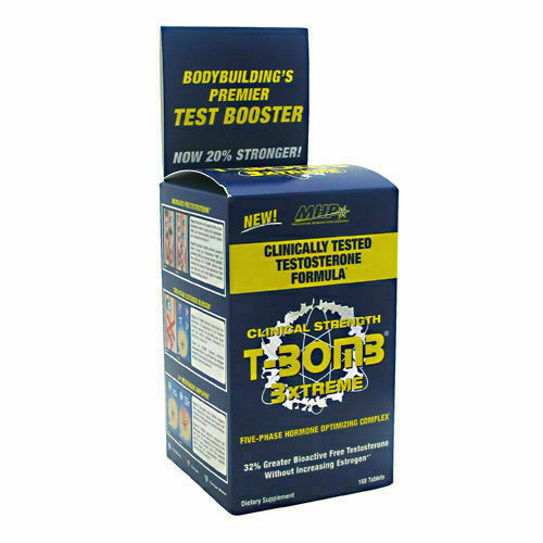 MHP T-Bomb 3xtreme Clinically Tested Testosterone Booster for Men Increase Li…