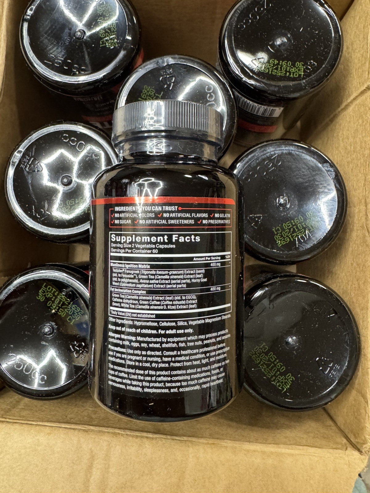 Force Factor Test X180 Ignite Total Testosterone Booster 120 Capsules – exp 2030