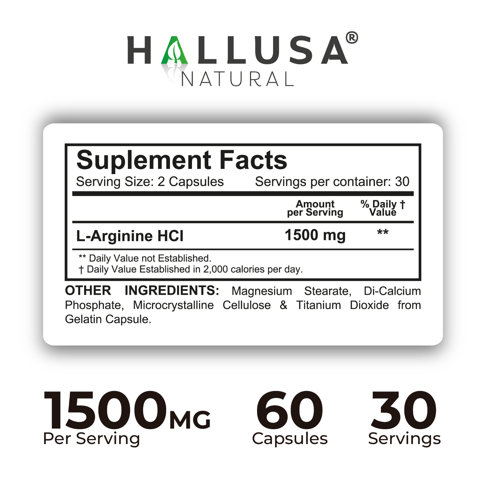 CREATINE & L-ARGININE 120 Capsules – Support Performance and strength in trainin