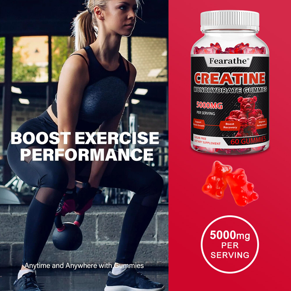Creatine Monohydrate 5000 mg Promotes muscle growth and recovery