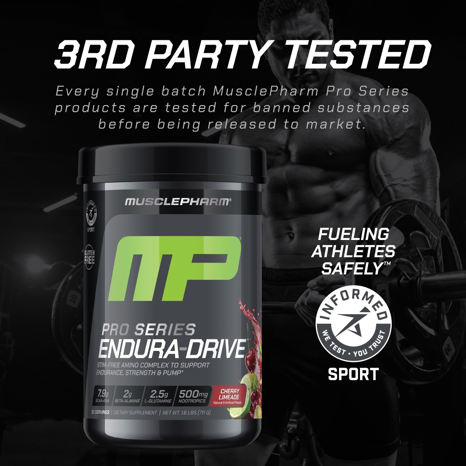 Pro Series, Endura-Drive™, Cherry Limeade, 1.6 lbs (711 g)