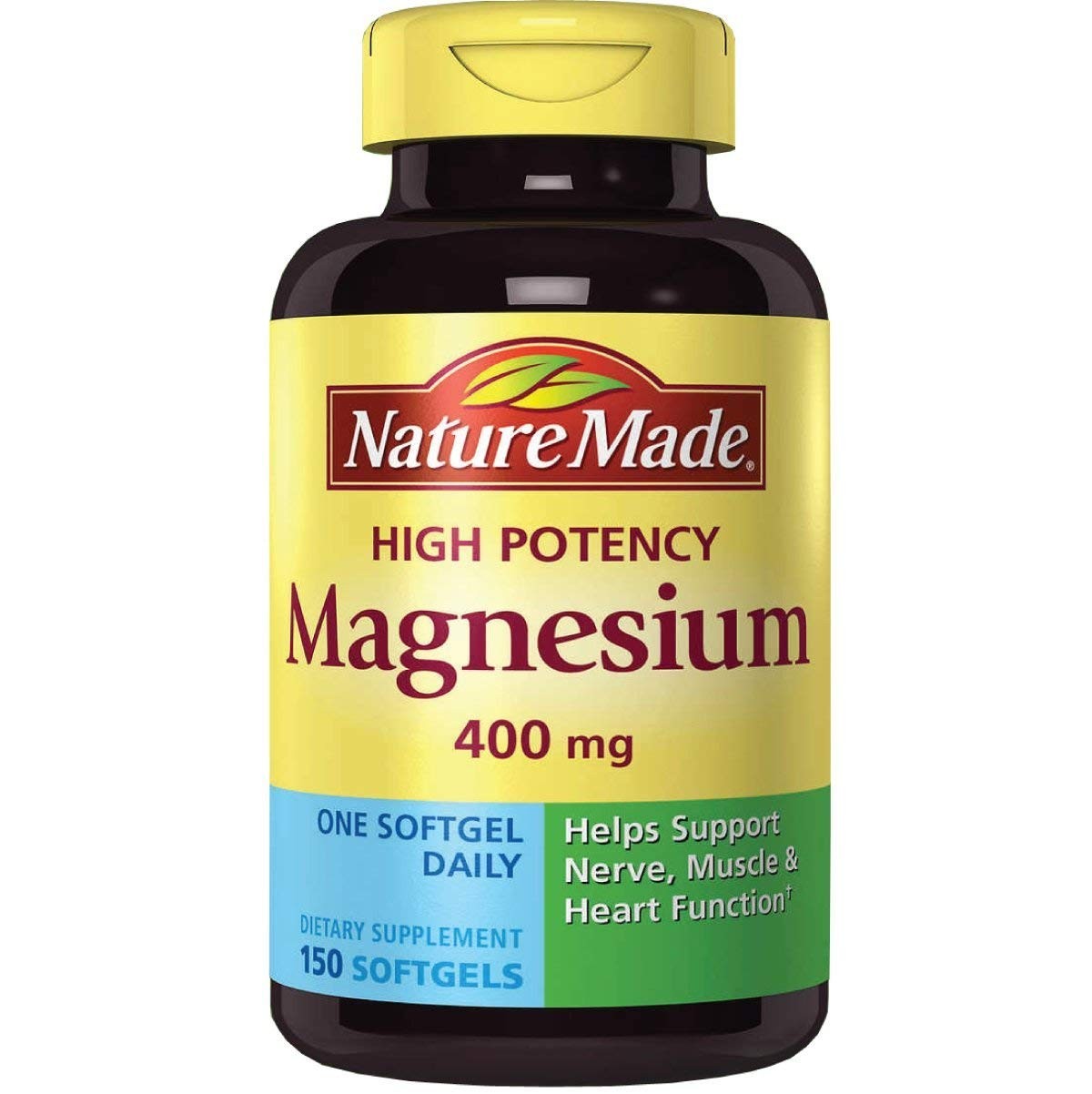 Nature Made Extra Strength Magnesium 400 Milligrams – 150 Liquid Softgels