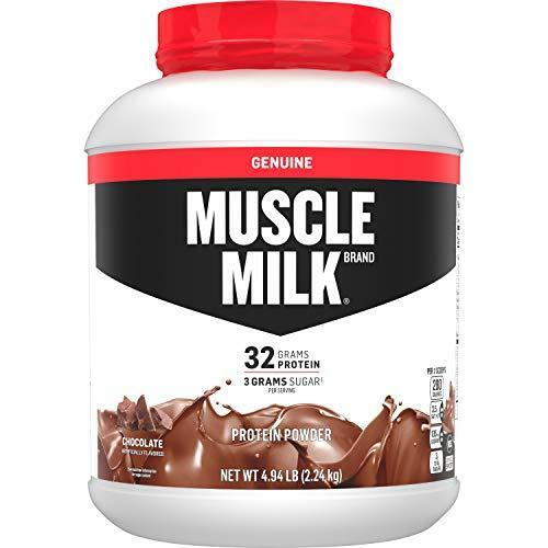 Muscle Milk Genuine Protein Powder, Chocolate, 32g Protein, 4.94 Pound, 32