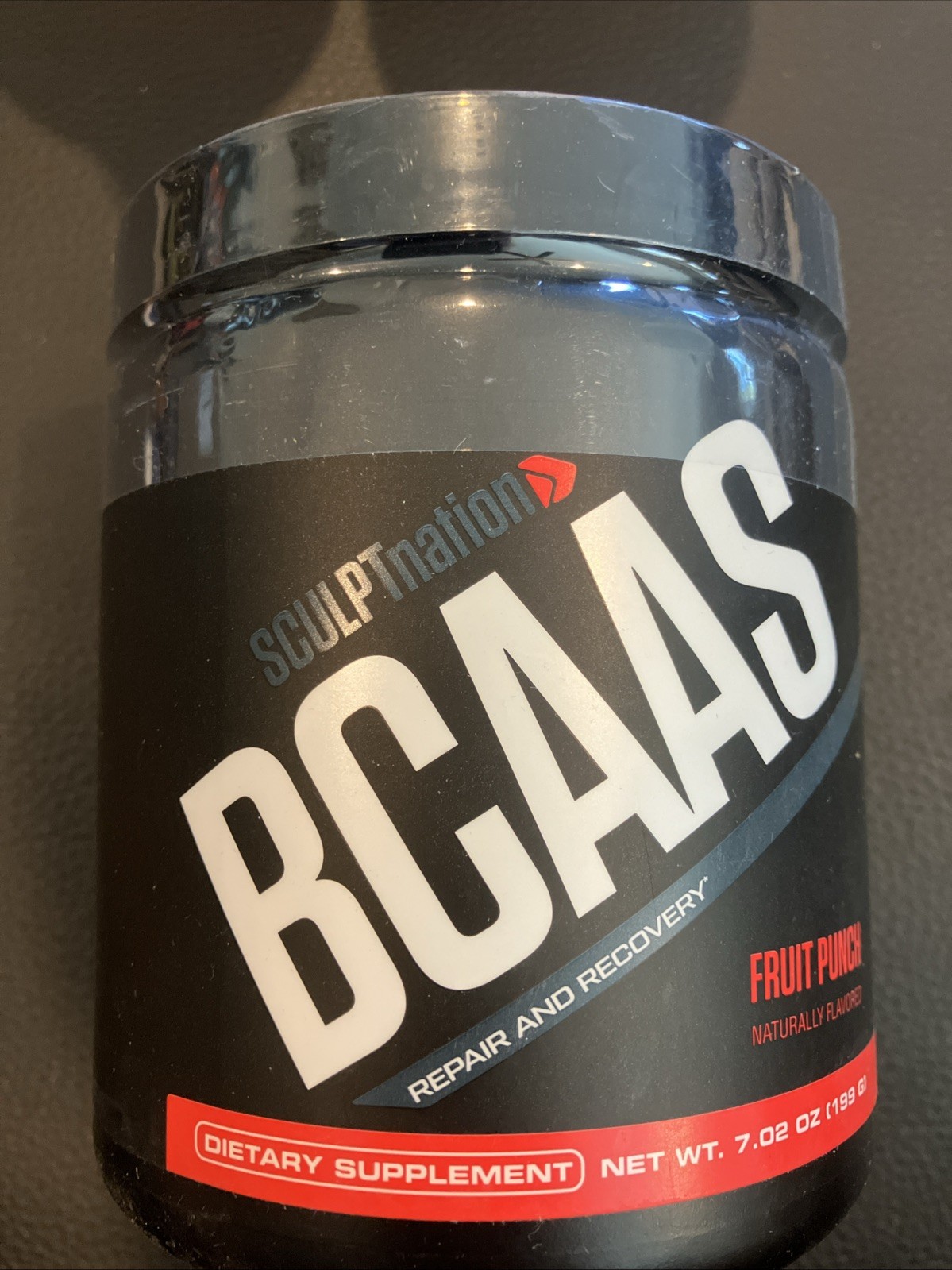 Sculpt Nation BCAAs – 7 oz Fruit Punch – ONE container