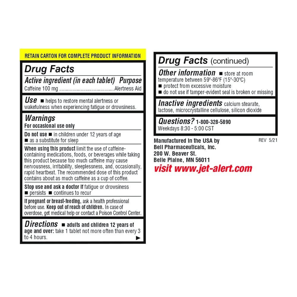 100 MG Each Caffeine Tab 120 Count