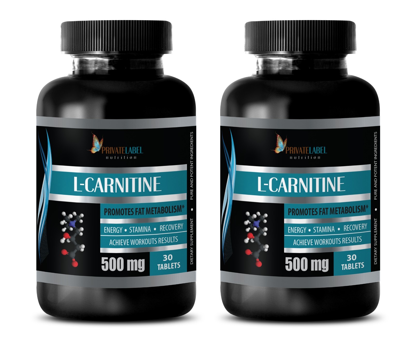 amino acids pills – L-CARNITINE 510mg – muscle enhancer – 2 Bottles