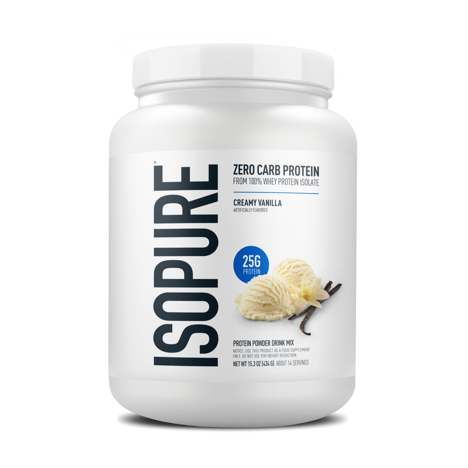 Isopure Zero Carb Whey Protein Vanilla 15 Servings FreeShip No Import Fee!!