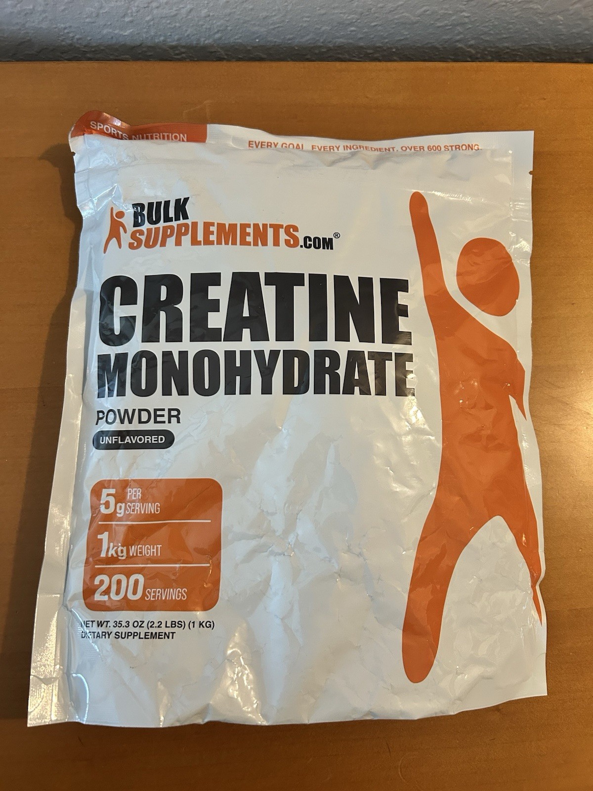 *NEW* Bulk Supplements – 200 Serving Creatine Monohydrate (BB: 4/2028)