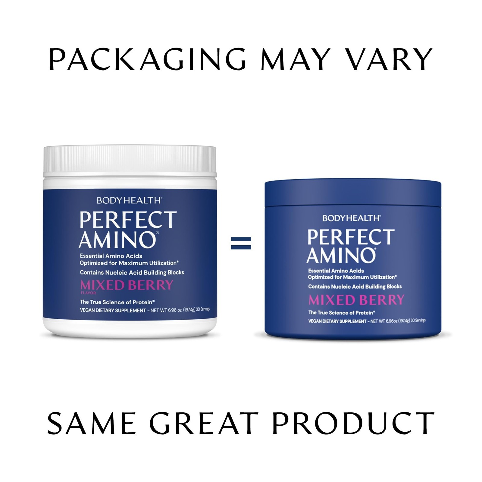 BodyHealth PerfectAmino Powder Mixed Berry (30 Servings) Best Pre/Post Workou…