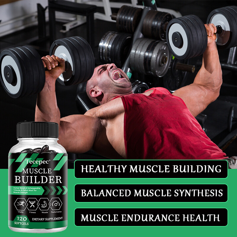 Muscle Builder, Herbal Blend of Ashwagandha, Tribulus For Muscle Strength