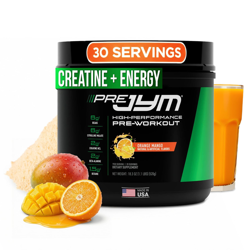 Jym Supplement Science Pre Jym 30 Servings – Orange Mango Pre30Om300