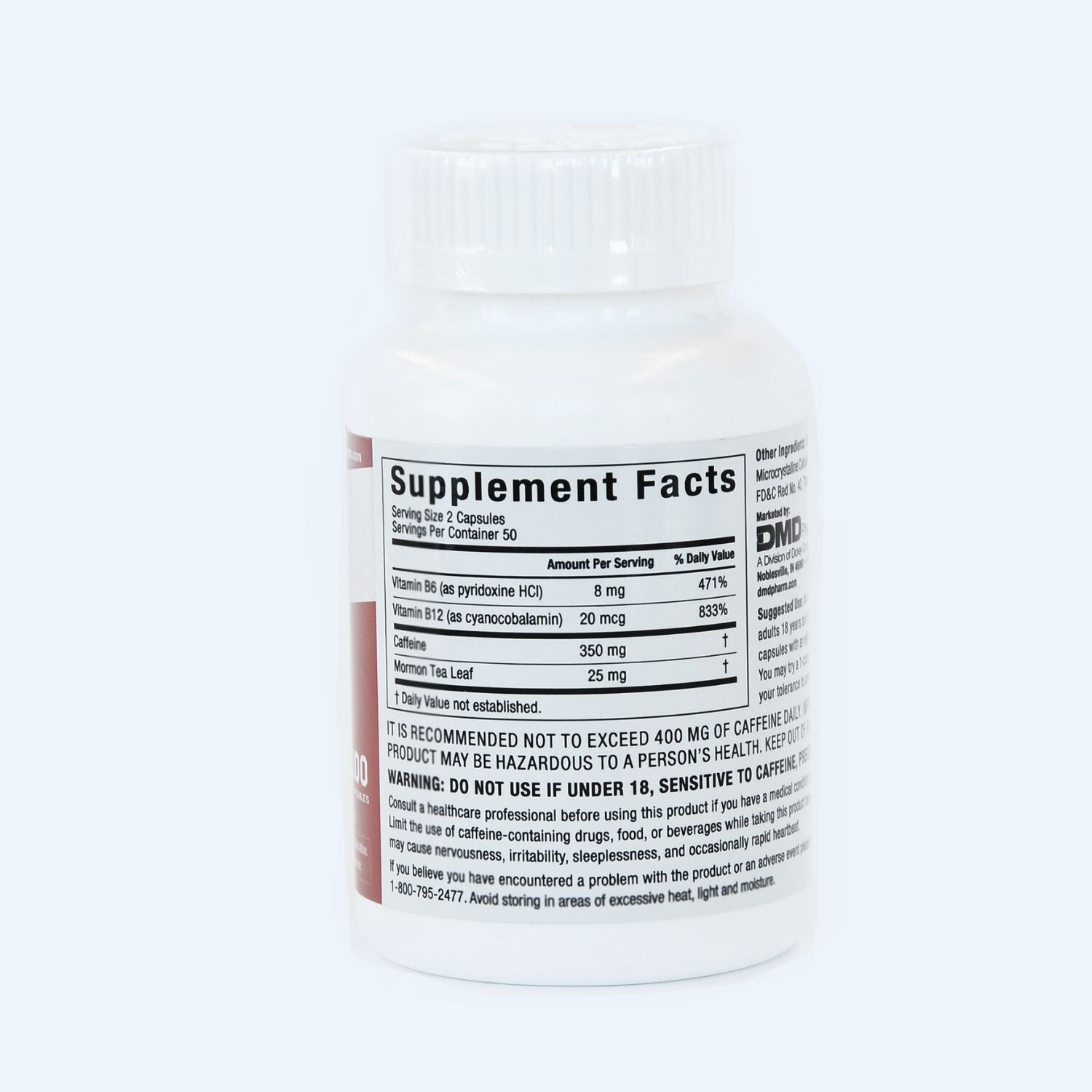 24 Tablets Bottle -Ephed Plus Extreme Energy with Mormon Tea – Weight Loss