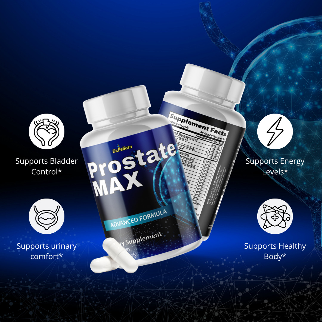Prostate Max- Prostate Support- 5 Bottles- 300 Capsules