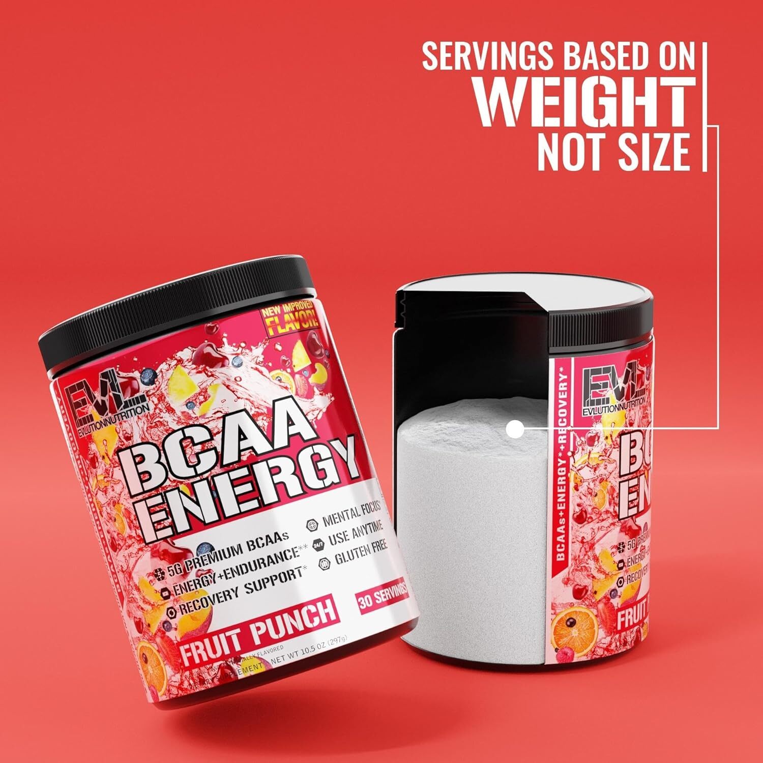 EVL Evlution Nutrition BCAA Energy Amino Acid Pre-Workout Powder – All FLAVORS