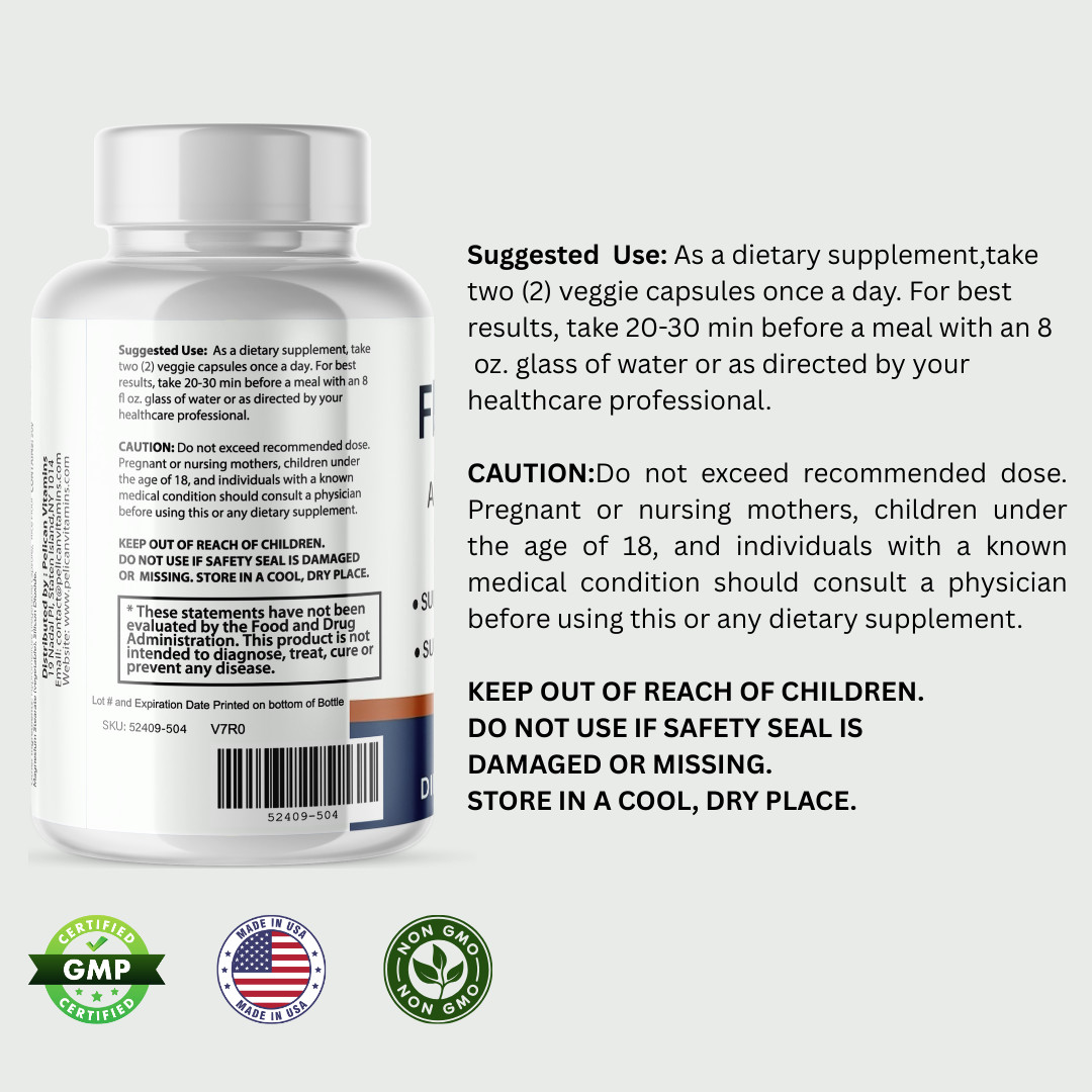 FlowRevive- Prostate Support- 5 Bottles- 300 Capsules