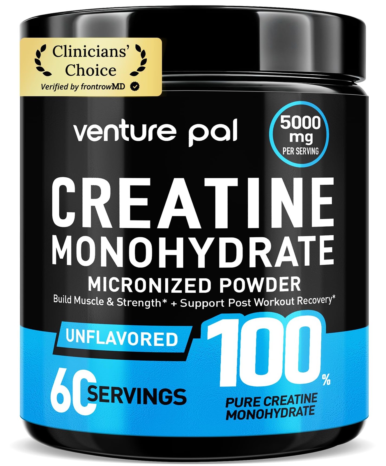 Micronized Creatine Monohydrate Powder Unflavored 10.6 oz Vegan Keto Gluten-Free