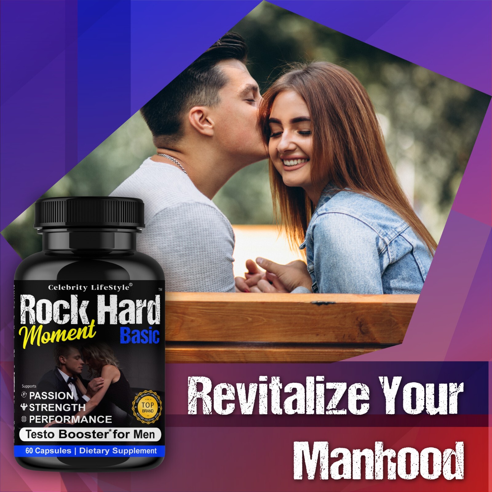 Male Enhancement & Performance Supplement, Stamina Energy libido booster for Men